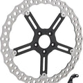 Arlen Ness Big Brake Jagged Floating Rotor Kit 15" Front Left Silver #300-041