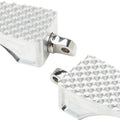 LA Choppers County Line Driver Footpegs Raw #LA-P100-01 Harley Davidson Softail
