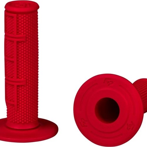 Fire Power Control MX Half Waffle Grips Red