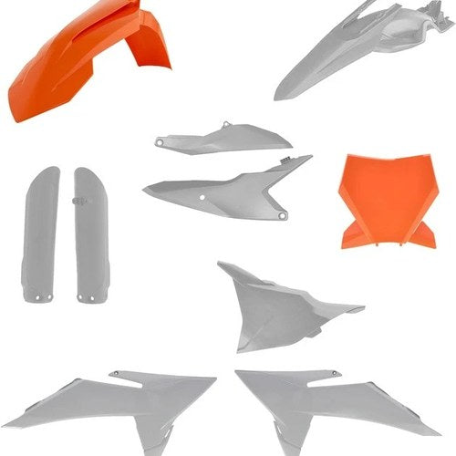 Acerbis Full Plastics Kit Orange/Gray #2987141011 KTM 85 SX 2025-2026