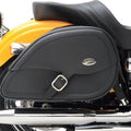 Saddlemen Express Drifter Teardrop Saddlebags With Shock Cutaway