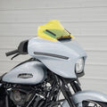 Klock Werks Ice Kolor Flare Windshield 8" Yellow Ice KWW-01-0725 Harley Davidson