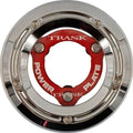 Trask Derby Cover/Power Plate Kit Chrome/Red Harley Davidson Softail