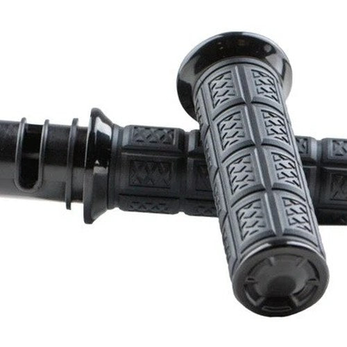 Kuryakyn Enygma Grips Gloss Black #10142-2 Harley Davidson