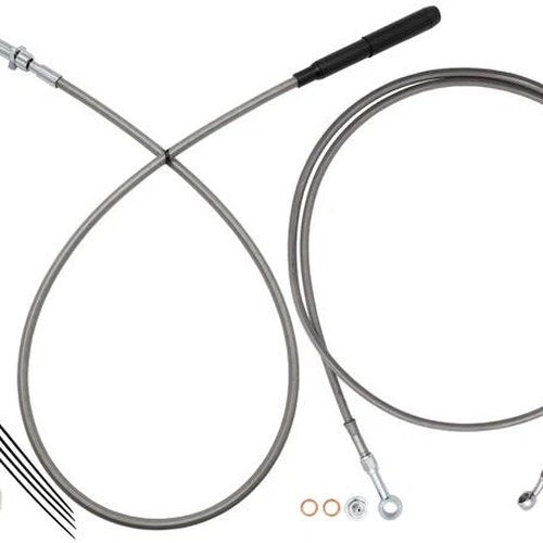 Fat Baggers EZ Install Cable Kit for 16" Ape Bars Stainless/Chrome #249916-C