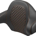 Saddlemen DS King TourPak Backrest Pad Orange Stitch #814-07-15503
