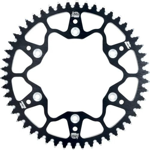 Moto-Master 428 7075 Series Aluminum Rear Sprocket 52T Black TM MX 85