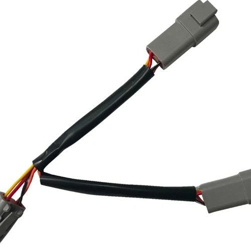 Custom Dynamics Dual Accessory Adapter Y-Cable #CD-4PIN-Y Harley Davidson