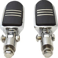 Rivco Custom Accent Footpegs with Clevis-Mount Chrome