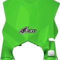 UFO Stadium Front Number Plate Green #KA04746026 for Kawasaki KX450F/KX250F