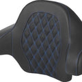 Saddlemen LS Tour-Pak Backrest Pad Blue Stitch #285051 Harley Davidson