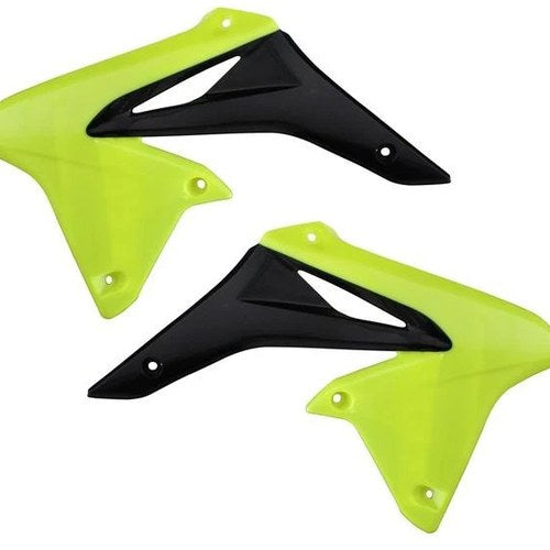 Acerbis Radiator Shrouds Fluorescent Yellow/Black for Suzuki RM-Z450 2008-2017