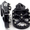 Flo Motorsports Pro Series Footpegs Black #FPEG-801BLK Cobra CX65/CM50/50P3