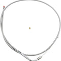 Barnett Push Idle Cable Stainless Braided #112562 Harley Davidson