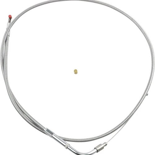Barnett Push Idle Cable Stainless Braided #112562 Harley Davidson