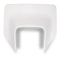 UFO Front Number Plate w/Headlight Cutout White HU03387041 Husqvarna