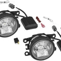 Show Chrome Dual Function LED Fog Lights S/F Black/Clear #61-121 fits Yamaha