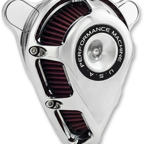 Performance Machine Jet Air Cleaner Chrome #0206-2140-CH Harley Davidson