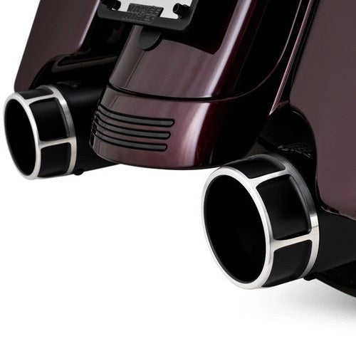 Vance & Hines Torquer 450 Slip-On Mufflers Machine Cut 46676 Harley M8 Touring