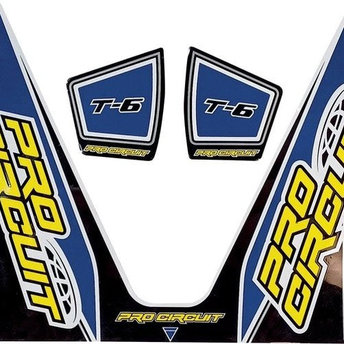 Pro Circuit T-6 Exhaust Decal Dark Blue