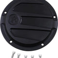 Performance Machine Scallop Derby Cover Black Ops #0177-2058-SMB Harley Davidson