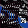 Dcor Branded Rim Decal Set Yamaha 19" Rear #40-80-207 for Yamaha