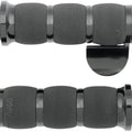 Avon Air Cushioned Grips w/ Throttle Boss Black #AIR-90-ANO-BOSS Harley Davidson
