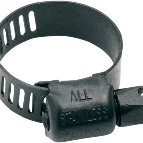 Jagg Oil Hose Clamps 5/16"-3/8" Black 10 Pack