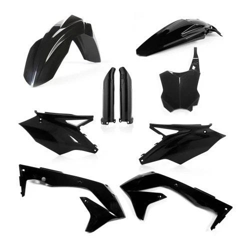 Acerbis Full Plastics Kit Black fits Kawasaki KX450F 2016-2017