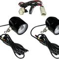 Custom Dynamics ProBEAM LED Halo Fog Lights Black #PB-FOG-TKE-B Harley Davidson