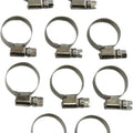 Parts Unlimited Embossed Hose Clamps 12mm to 22mm