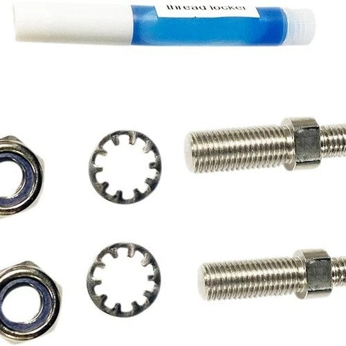 Custom Dynamics Mirror Adapters with Nylock Nuts M8x1.25 to M10x1.25