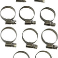 Parts Unlimited Embossed Hose Clamps 16mm to 27mm
