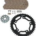 Vortex V3 Hfrs Chain & Sprocket Kit with Steel Rear Gold 16/44T 520RX3-110