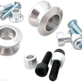 Bolt Motorcycle Hardware Swingarm Spools Silver