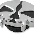 Drag Specialties Split Skull Dummy Gas Cap Chrome Harley Davidson