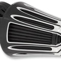 Arlen Ness Monster Sucker 90-Degree Air Cleaner Kit Deep Cut Black #81-014