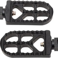 Joker Machine Serrated Long Driver Footpegs Black Harley Davidson Softail