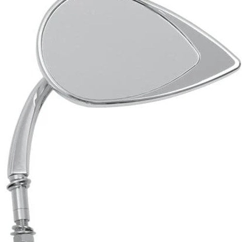 DS Tank Tuff Short Stem Teardrop Mirror Chrome