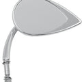DS Tank Tuff Short Stem Teardrop Mirror Chrome