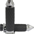 Avon Grips Diamond Contour Spike Grips Chrome #DIA-60-CH-FL-SP Harley Davidson