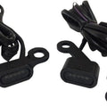 DS LED Handlebar Marker Lights Black Smoke Lens Harley-Davidson XL 04-22