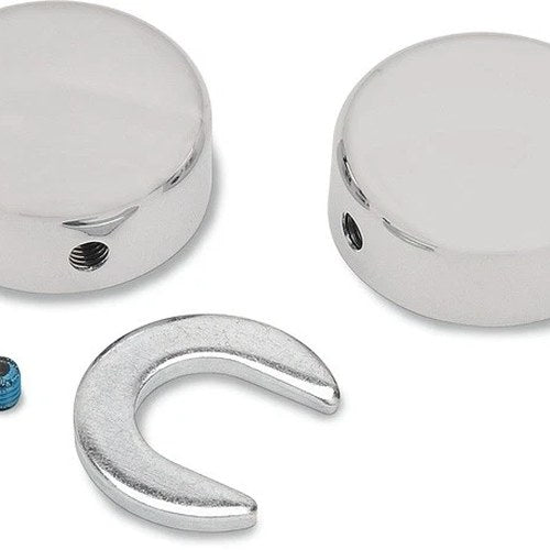 DS Swingarm Pivot Bolt Covers Chrome Harley Davidson Softail/Heritage Softail