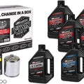 Maxima Oil Change In A Box Synthetic Oil Kit Chrome #90-119016C Harley Davidson