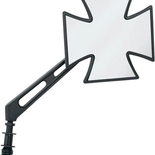 DS Maltese Mirror with Air-Glide Stem Black