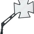 DS Maltese Mirror with Air-Glide Stem Black