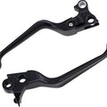 DS Wide Blade Lever Set Matte Black Harley Davidson 141540
