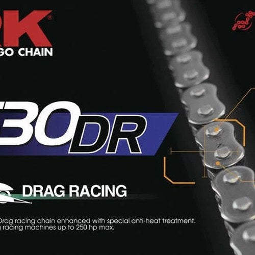 RK 530 DR Drag Racing Non-Sealed Heavy Duty Chain 170 Links