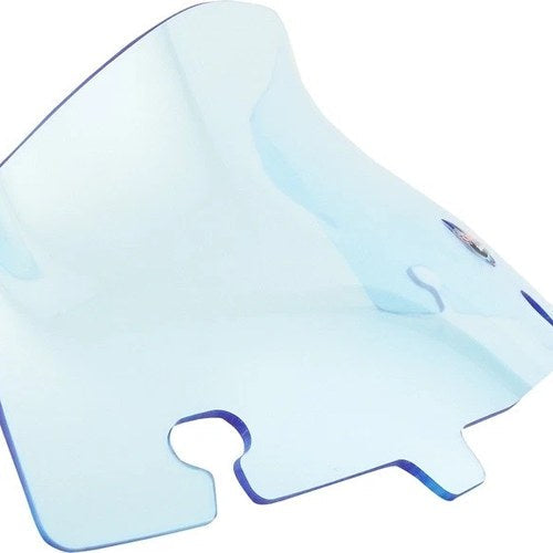 Klock Werks Ice Kolor Flare Windshield 4" Blue #KWW-01-0652 Harley Davidson