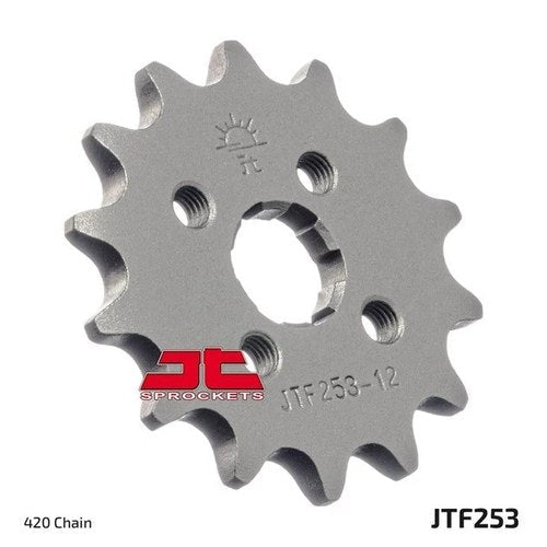 JT Front Sprocket 420 12T #JTF253.12 fits Honda CR80R/XR70R/XL75